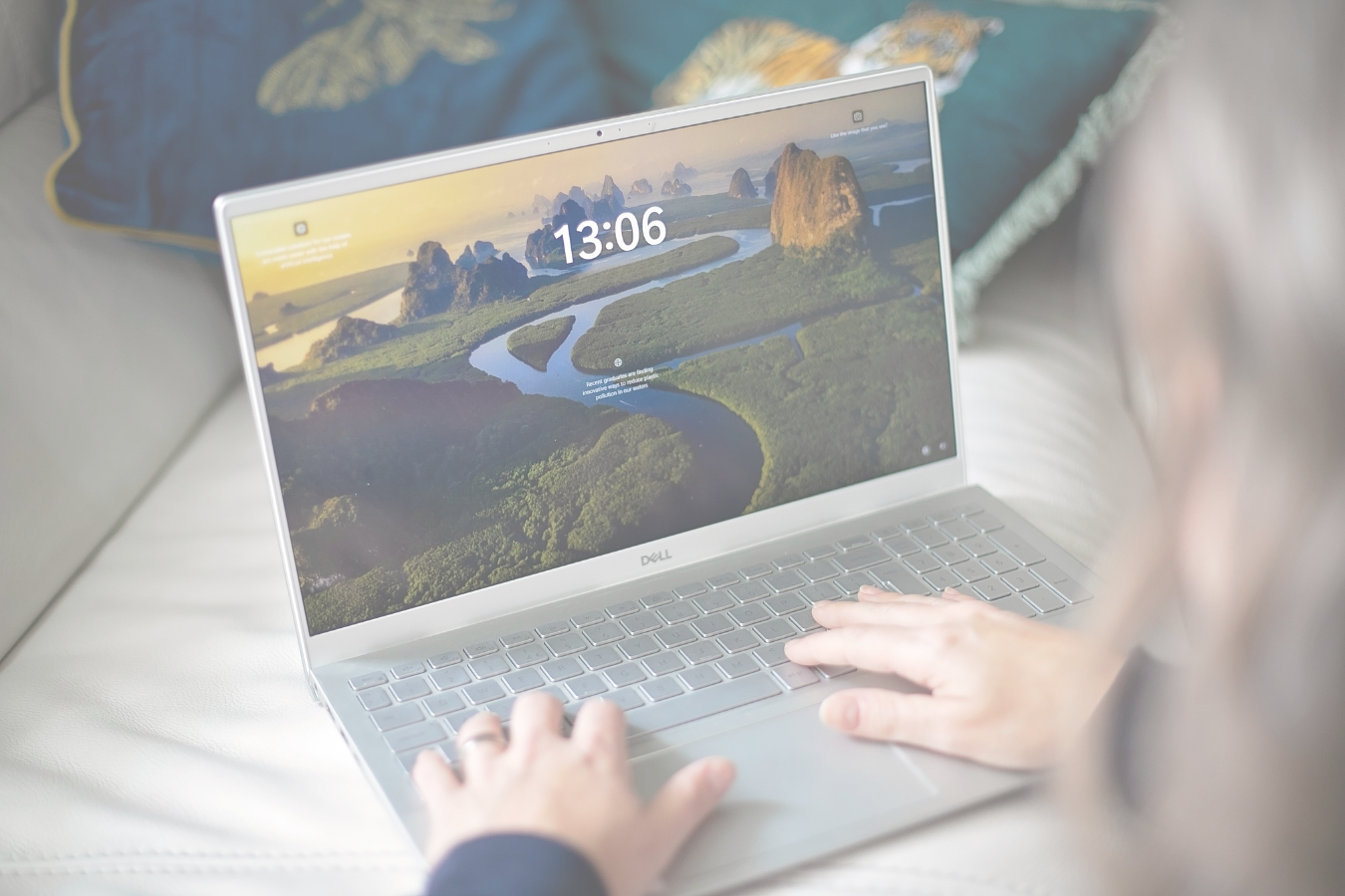 Image of laptop screen open with hands on the keyboard. Blog title: Behind the Scenes of a Lead Magnet That Actually Works: The 7 Fixes You Need